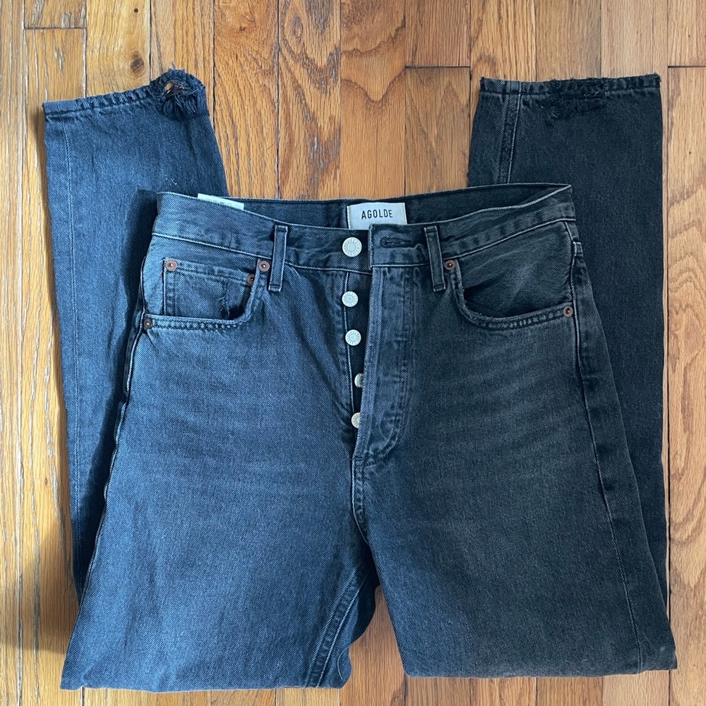 Agolde Riley High Rise Crop jean